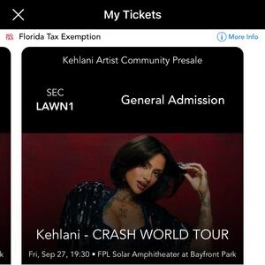 Kehlani Concert Tickets
